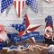 4th of July Wooden Decoration, 250th Anniversary Patriotic Hanging Door Sign, Rustic American Flag Wooden Plaque for Independence Day, Memorial Day, Porch & Wall Decor